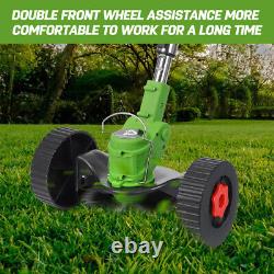 1200W Electric Weed Edger Brush Cutter Wheeled Cordless String Grass Trimmer Set