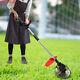 1800w Cordless Grass Trimmer Strimmer, Garden Weed Cutter Weed Eater Brush Cutter