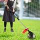 1800w Cordless Grass Trimmer Strimmer, Garden Weed Cutter Weed Eater Brush Cutter