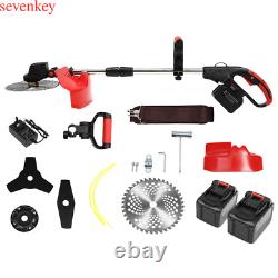 1800W Cordless Grass Trimmer Strimmer, Garden Weed Cutter Weed eater Brush Cutter