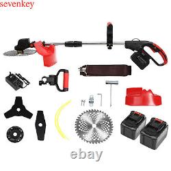 1800W Cordless Grass Trimmer Strimmer, Garden Weed Cutter Weed eater Brush Cutter