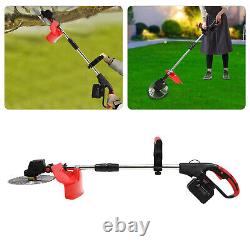 1800W Cordless Grass Trimmer Strimmer Garden Weed Cutter Weed eater Brush Cutter