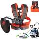 1× Adjustable Padded Shoulder Harness Strap Garden Brush Cutter Trimmer Strimmer