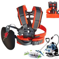 1× Adjustable Padded Shoulder Harness Strap Garden Brush Cutter Trimmer Strimmer