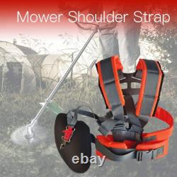 1× Adjustable Padded Shoulder Harness Strap Garden Brush Cutter Trimmer Strimmer