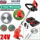 24v Electric Cordless Grass Lawn Trimmer Edge Brush Cutter Blade Whipper Snipper