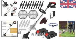 24V Ergonomic Cordless Grass Cutter with Safety Features and Adjustable Length