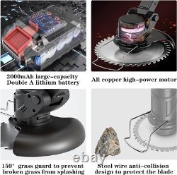 24V Ergonomic Cordless Grass Cutter with Safety Features and Adjustable Length