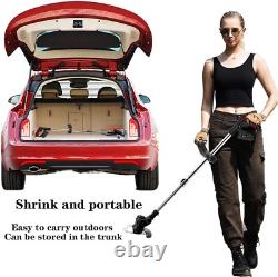 24V Ergonomic Cordless Grass Cutter with Safety Features and Adjustable Length