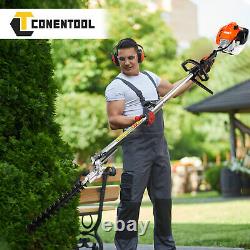 2500W Petrol Strimmer 52cc 5in1 Multi Function Garden Tool Brush Cutter Chainsaw