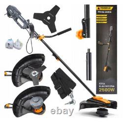 2500w Electric Bruschcutter Strimmer / Metal Blade / Garden / Lawn + Accessories