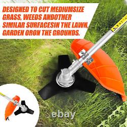 2.5kw Petrol Trimmer Brush Cutter Garden Grass Line 7000rpm Engine 52cc 5-in-1