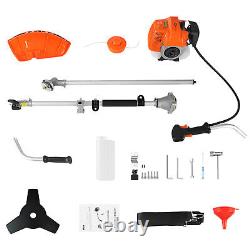 2.5kw Petrol Trimmer Brush Cutter Garden Grass Line Multi Tool 52cc Engine 2in1