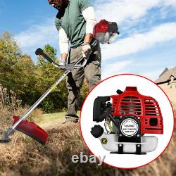 2 In 1 52cc Petrol Garden Brush Cutter Strimmer Garden Grass Trimmer Kit NEW