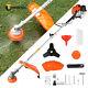 2-in-1 52cc Petrol Trimmer 2.5kw Brush Cutter Garden Grass Line 2-stroke Engine