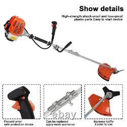 2 in 1 52cc Hedge Strimmer Brush Cutter Lawn Mower Yard Pruner Grass Trimmer