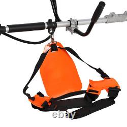 2 in 1 52cc Hedge Strimmer Brush Cutter Lawn Mower Yard Pruner Grass Trimmer