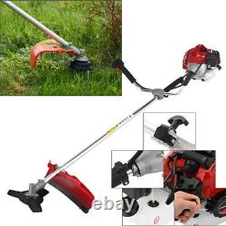 2-stroke Petrol Garden Brush Bush Cutter 52cc Grass T-rimmer Strimmer Lawn Mower