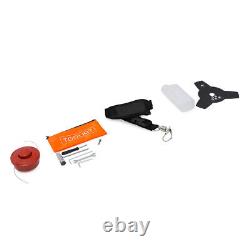 2in1 Multi-Tool 52cc Petrol PowerKing Big Horn Grass Line Trimmer & Brushcutter
