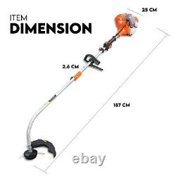 31cc Pole Brush Cutter Trimmer Line Whipper Snipper Tree Pruner Garden 4 STROKE