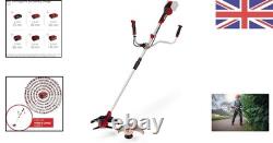 36V Cordless Brush Cutter, Power X-Change, Powerful Weed Trimmer With Metal B