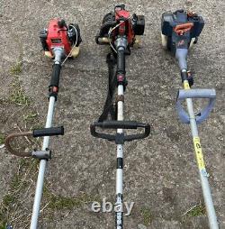 3 Petrol Strimmers Brushcutters Kawasaki TD24 TG24 Husqvarna Spares Or Repairs