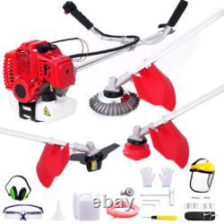 3 in 1 Petrol Brush Cutter Strimmer Grass Trimmer Garden 52cc 2 Stroke Kit