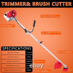 3 in 1 Petrol Brush Cutter Strimmer Grass Trimmer Garden 52cc 2 Stroke Kit