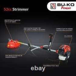 3in1 Garden Multi Tool Brush Cutter Strimmer Grass Trimmer 3T 52cc Petrol