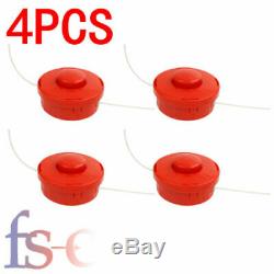 4X Universal Strimmer Mower Replace Bump Feed Line Spool Head Brush Cutters UK