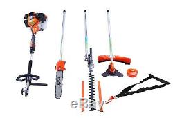 4 In 1 Set Brush Cutter Hedge Trimmer Chainsaw Strimmer 52cc 3ps Varan Motors