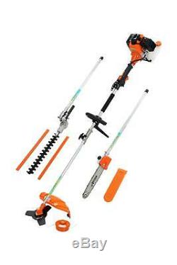 4 In 1 Set Brush Cutter Hedge Trimmer Chainsaw Strimmer 52cc 3ps Varan Motors