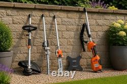 4 in 1 Garden Multi Tool, 1000W, with Strimmer, Brushcutter, Hedge Trimmer