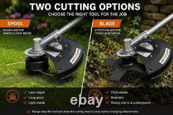 4 in 1 Garden Multi Tool, 1000W, with Strimmer, Brushcutter, Hedge Trimmer