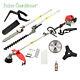 4 In 1 Petrol Trimmer Strimmer Chainsaw 3hp 2-stroke Anti-vibration Strong Kit