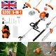 52cc 5 In1 Hedge Trimmer Multi Tool Petrol Strimmer Brush Cutter Garden Chainsaw