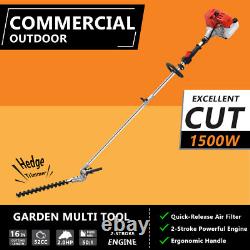 52CC 5 in 1 Hedge Trimmer Multi Tool Petrol Strimmer BrushCutter Garden Chainsaw