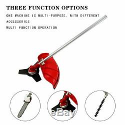 52CC Garden Chainsaw Hedge Trimmer Strimmer Petrol Branch Lawn Brushcutter Tools