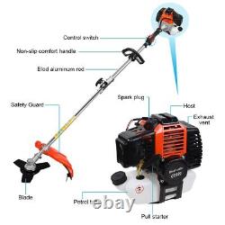 52 CC 5 In 1 Petrol Grass Strimmer Trimmer Brush Cutter Hedge Trimmer Chainsaw