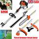 52 Cc 5 In1 Hedge Trimmer Multi Tool Petrol Strimmer Brush Cutter Garden Chainsa