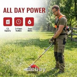 52 CC 5 in 1 Hedge Trimmer Multi Tools Petrol Strimmer BrushCutter, Chainsaw