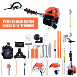 52 cc 5 IN 1 PETROL STRIMMER BRUSH CUTTER, HEDGE TRIMMER CHAINSAW MULTI TOOL NEW