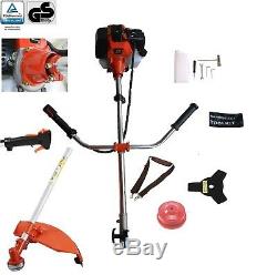 52cc 2 IN1 PETROL STRIMMER BRUSHCUTTER 3 HP 1 YEAR WARRANTY