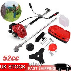 52cc 2 IN1 PETROL STRIMMER BRUSH CUTTER 3 HP 1 YEAR WARRANTY EXTRA SPARK PLUG UK