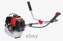 52cc 2 IN1 PETROL STRIMMER BRUSH CUTTER 3 HP 1 YEAR WARRANTY EXTRA SPARK PLUG UK