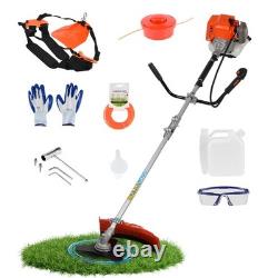 52cc 2 in 1 Weed Eater Petrol Powered Brush Cutter and String Trimmer 2-Cycle