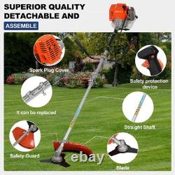 52cc 2 in 1 Weed Eater Petrol Powered Brush Cutter and String Trimmer 2-Cycle