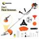 52cc 3 In 1 Grass Trimmer Strimmer Garden Cutter Petrol Brush Grass Trimmer Head