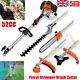 52cc 4-in-1 Hedge Trimmer Tool Petrol Strimmer Brush Cutter Garden Chainsaw Kit