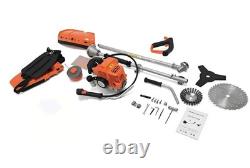 52cc 4in1 Petrol Garden Strimmer Brushcutter / Weed & Moss Wire Brush for garden